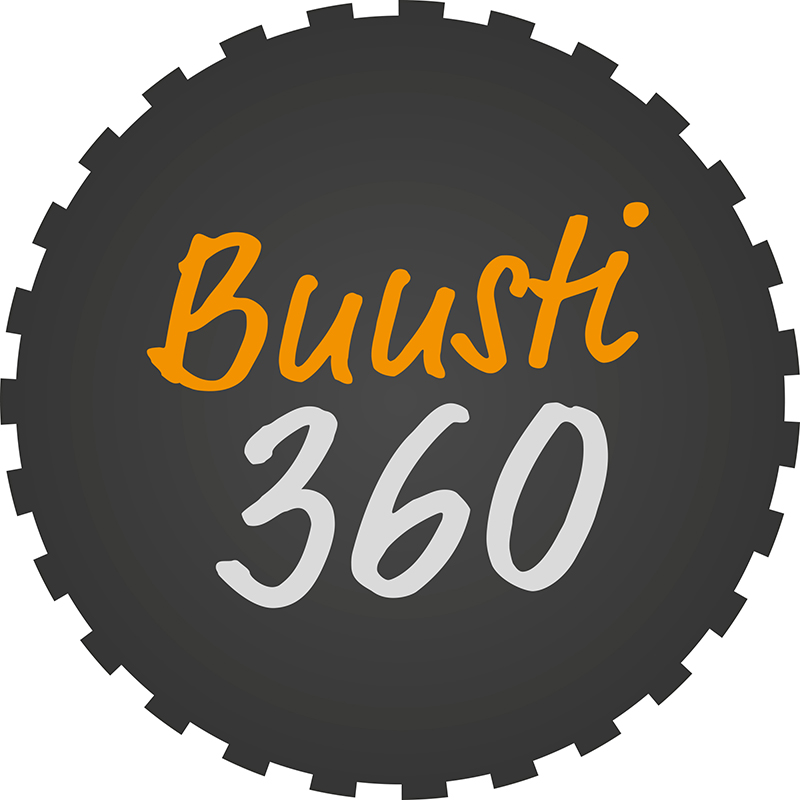 Buusti360 -logo