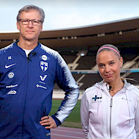 Kuvassa: Markku Kanerva ja Anneli Laine-Näätänen