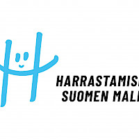 Hobi-hahmo ja Harrastamisen Suomen malli -teksti