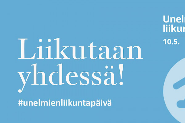 Liikutaan yhdessä - Unelmien liikuntapäivä -banneri