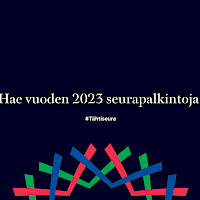 Hae vuoden 2023 seurapalkintoja -banneri