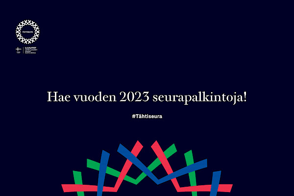 Hae vuoden 2023 seurapalkintoja -banneri